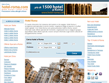 Tablet Screenshot of hotel-roma.com